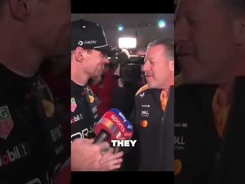 âIn his face, Live on Sky Sportsâ Max Verstappen