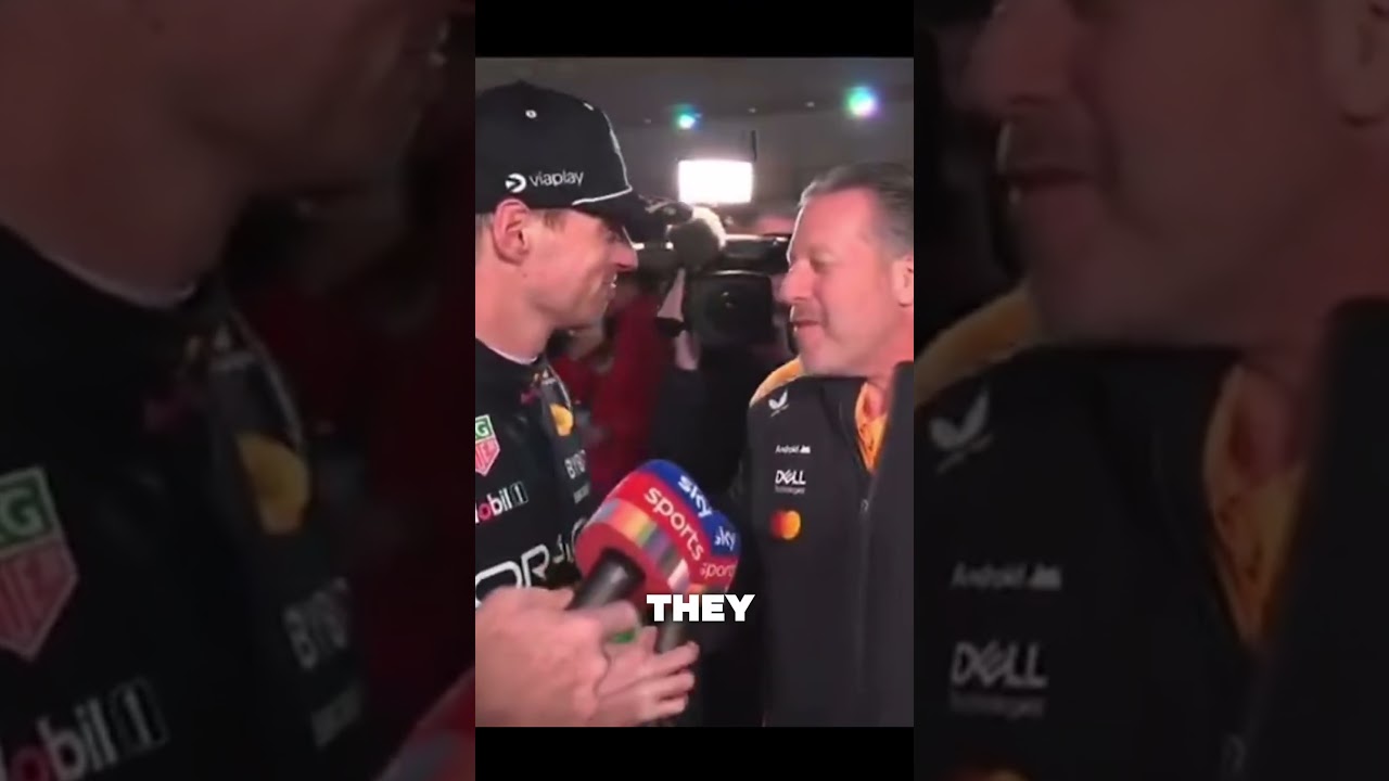 Max Verstappen Confronts Zak Brown Live on Sky Sports After 4th World Title 🏆