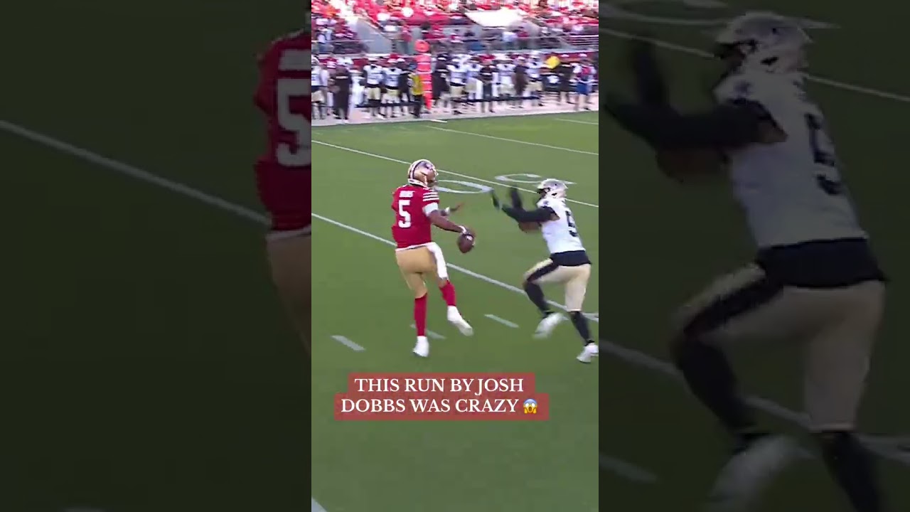 Josh Dobbs Dares to Escape in San Francisco 🏈