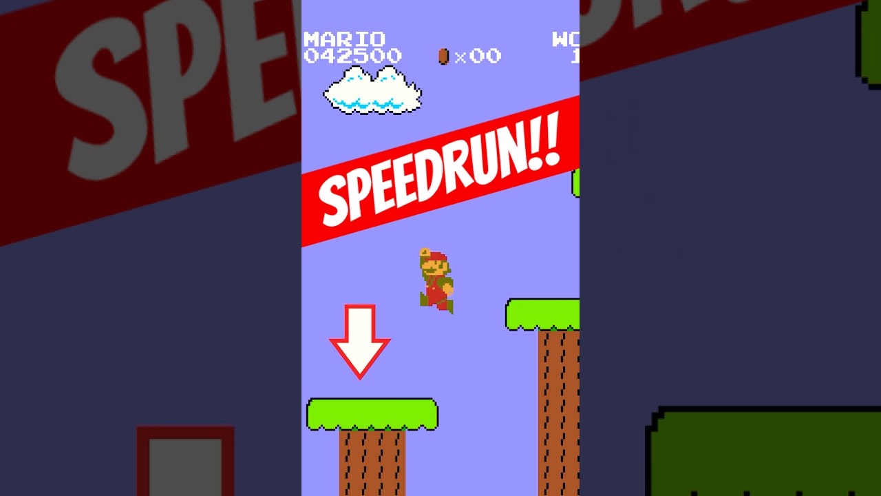 Super Mario Bros. World 1-3 Speedrun 🚀