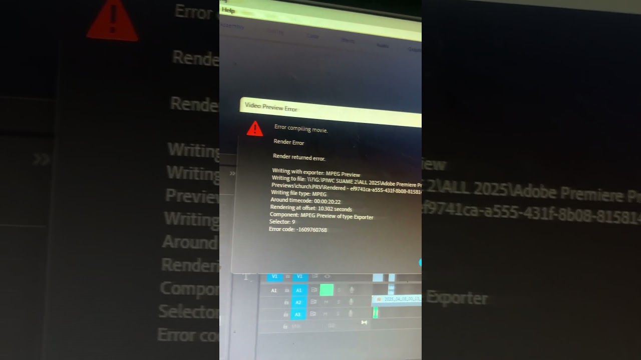 Fix Adobe Premiere Pro Render Error 🎬