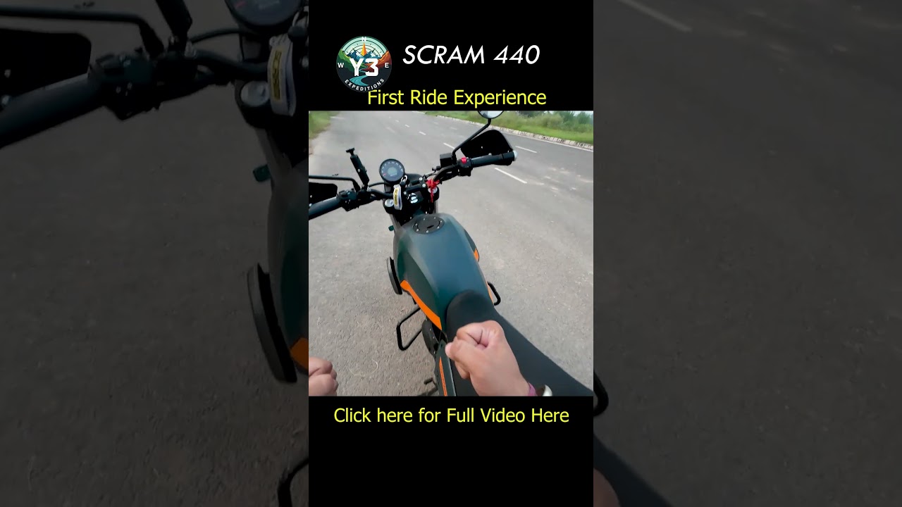 Royal Enfield Scram 440 | First Ride Experience | Part 4