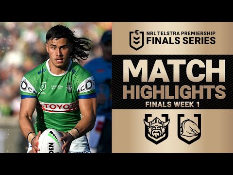 2025 NRL Match Highlights | Raiders v Broncos | Finals Week 1