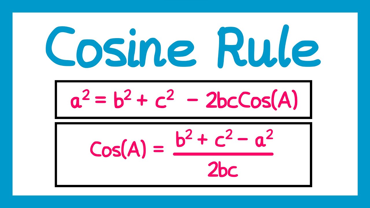 The Cosine Rule - GCSE Higher Maths