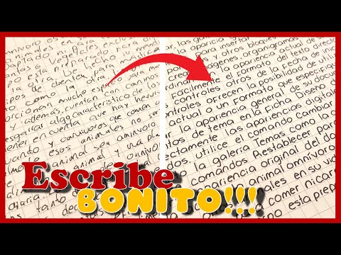 CÓMO ESCRIBIR BONITO 🌿 | Mejora tu LETRA de molde FÁCIL y RÁPIDO ✍