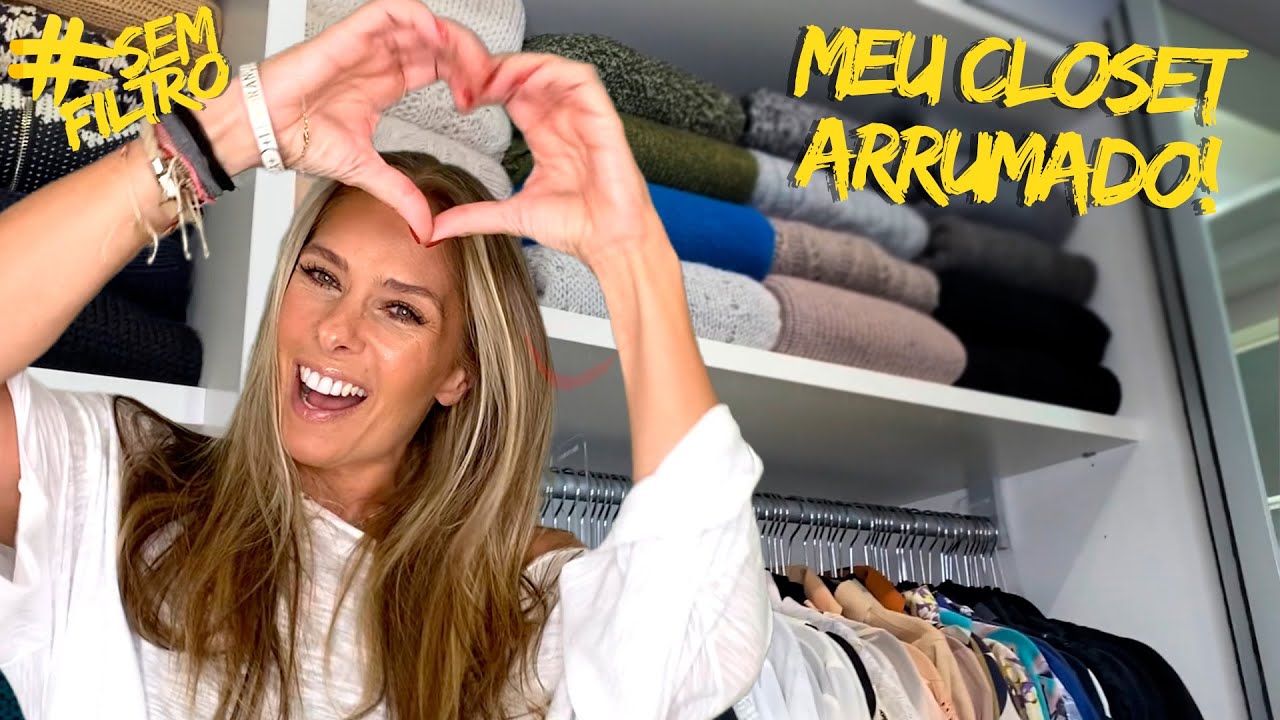 Transformei meu closet! Veja a nova organização e minha reação 😱 | Adriane Galisteu
