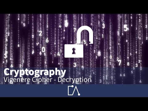 🇬🇧 Classical Cryptography - Vigenère Cipher - Decryption | Embedded Academy Tutorial