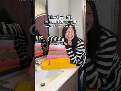 How to get PR as a smaller influencer 👆👆👆 #microinfluencer #prhaul