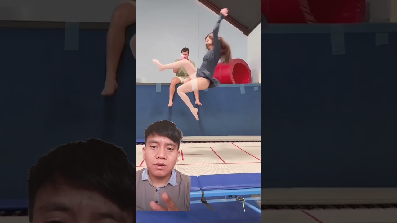 Gadis Cantik Tunjukkan Keahlian Salto yang Mengagumkan! β¨