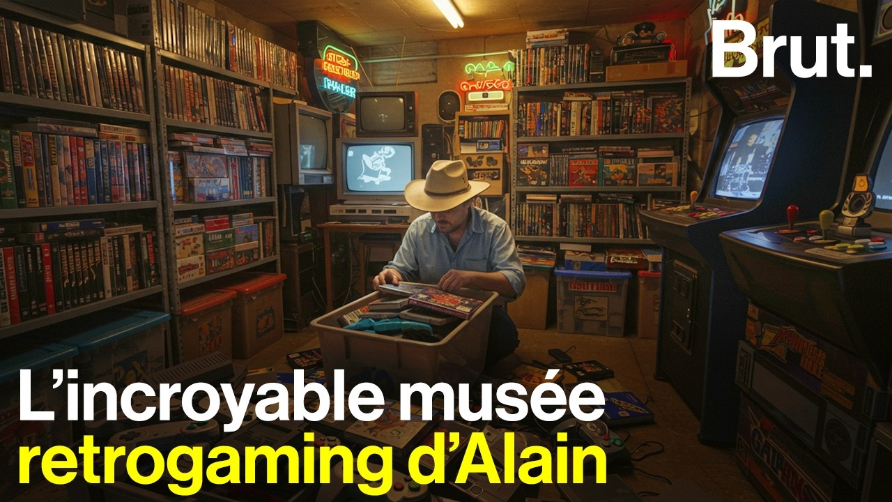 Alain et sa collection de 15 000 jeux rétro 🎮