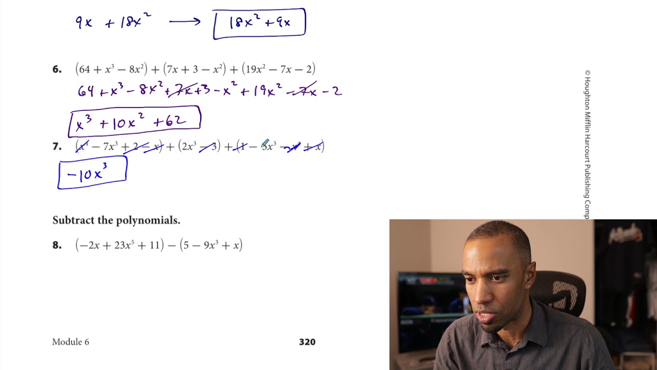 Practice: Adding & Subtracting Polynomials ✏️