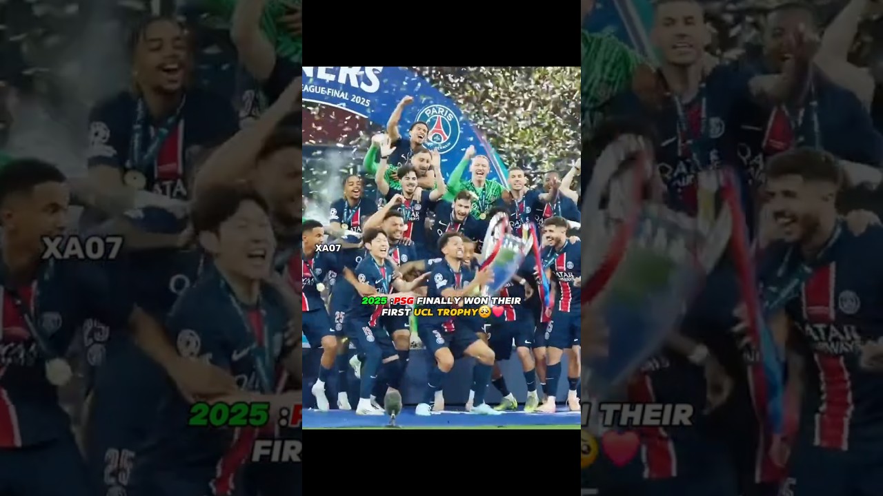 PSG Secures First UCL Trophy 🏆