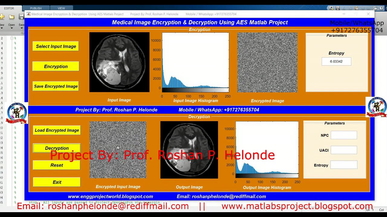 Medical Image Encryption and Decryption Using AES in MATLAB