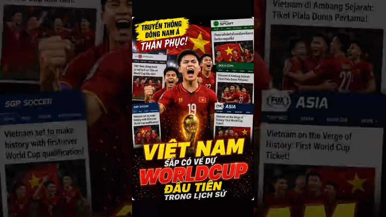 Đông Nam Á ủng hộ Việt Nam dự World Cup 🇻🇳