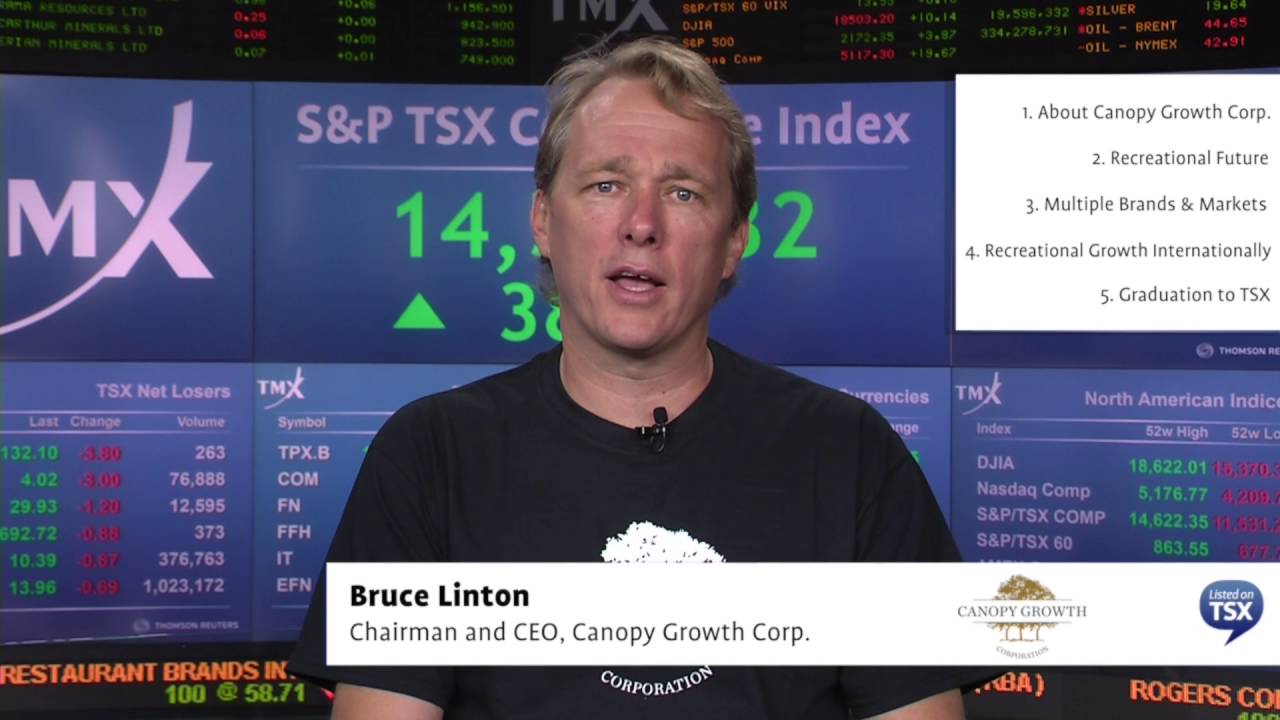 Meet Bruce Linton: CEO of Canopy Growth Corporation 🌱