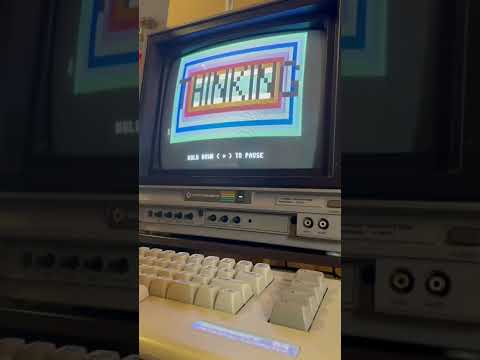 Retro Computer ASMR: Commodore 64, The Print Shop, MPS 801 Dot Matrix Printer. #80s #tech