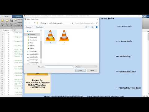 Hiding Audio In Audio With Source Code | Audio Steganography Using Matlab Project Hide Secret Audio