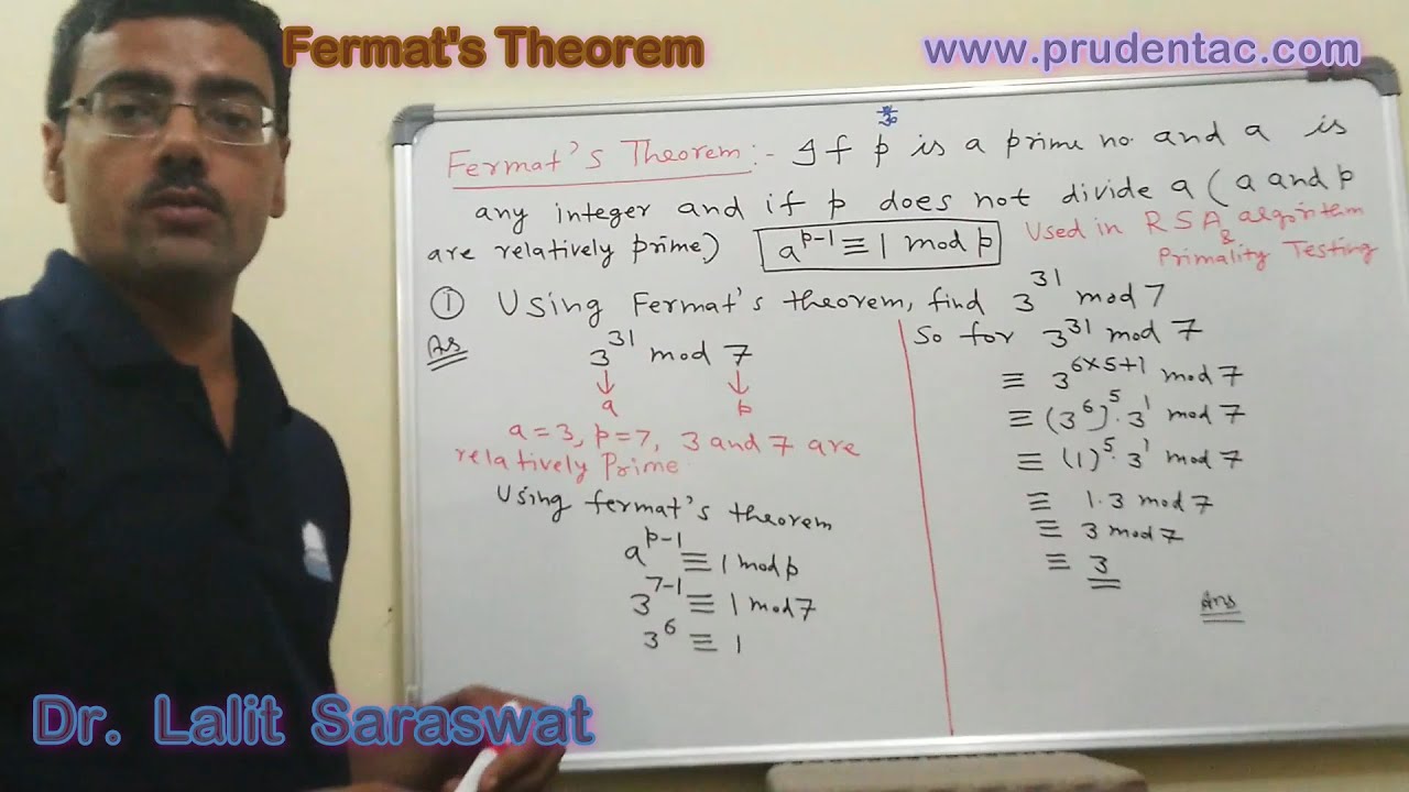 Understanding Fermat's Theorem with Practical Examples π
