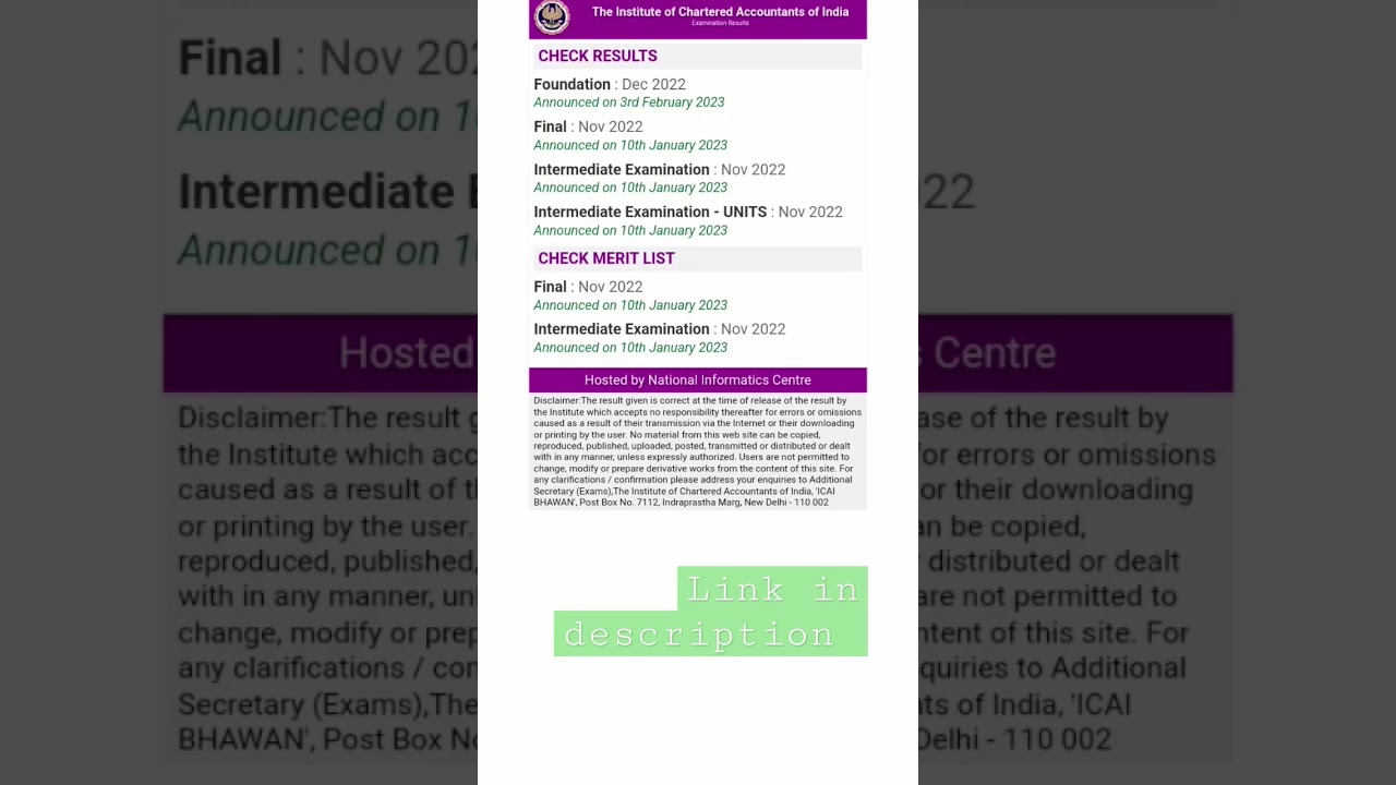 Check Your CA Foundation Exam Results Now! 📊