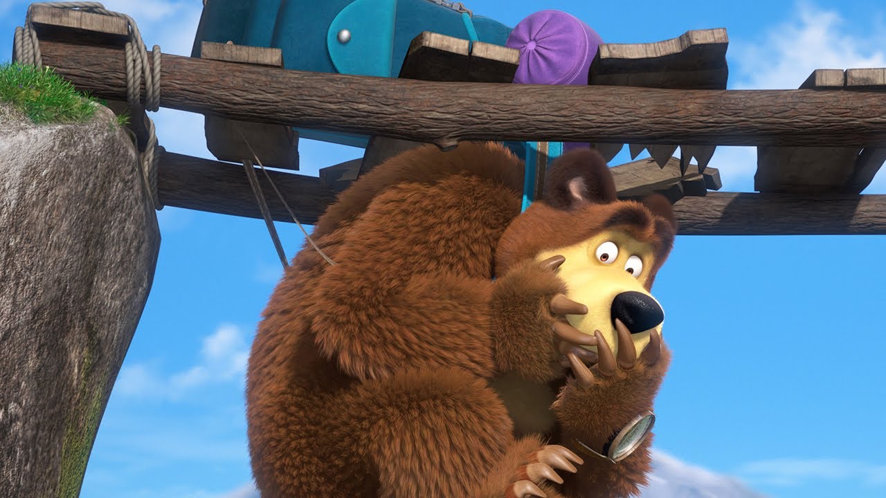 Маша и Медведь: Весёлое путешествие в мультфильмах для малышей 🎒