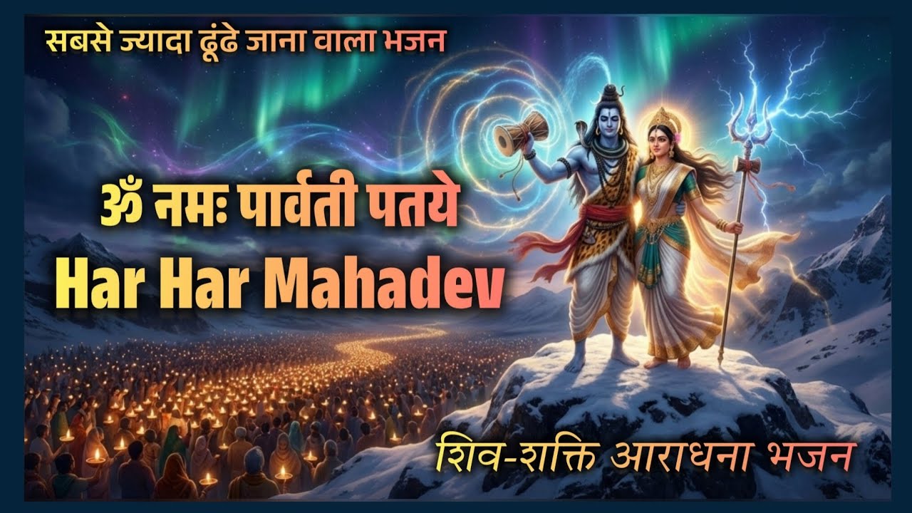 Shiv Shakti Bhajan & Mantra | Om Namah Parvati Pataye 🙏