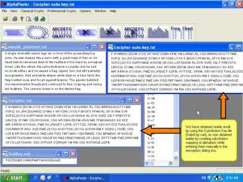 Substitution Cipher Encryption - AlphaPeeler