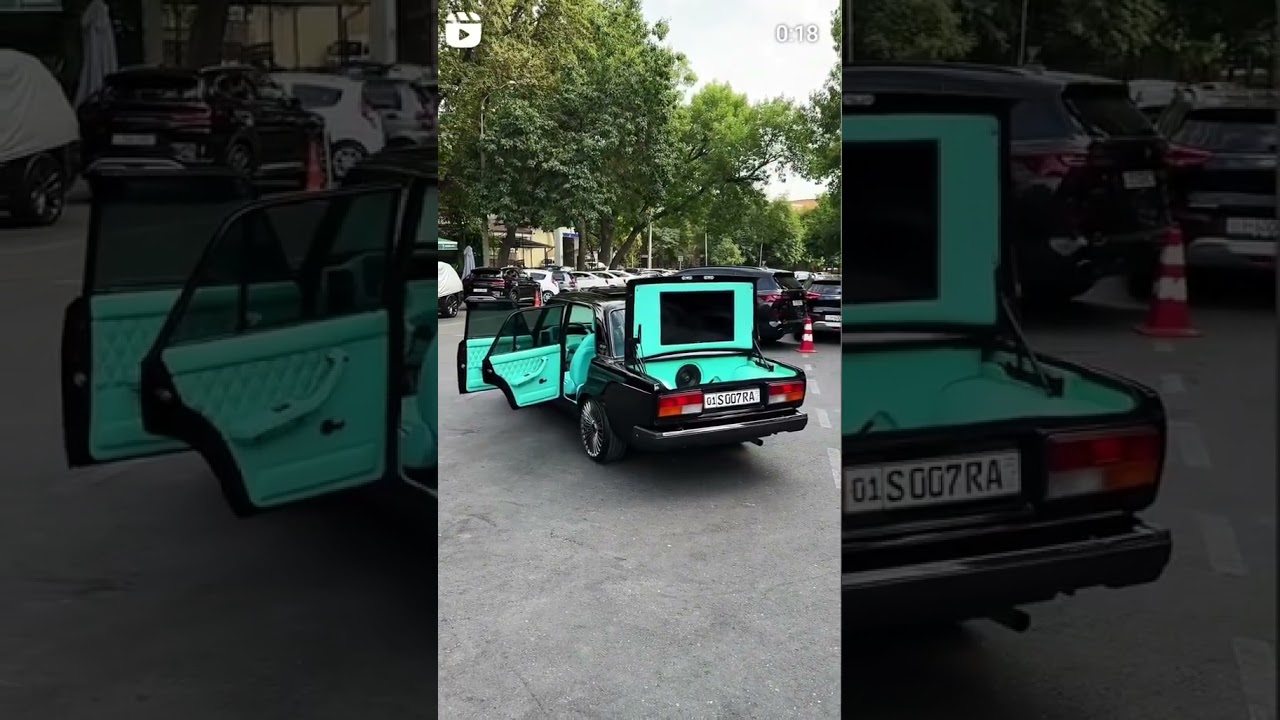 Стильный ВАЗ 2107 с салоном в стиле Тиффани ✨