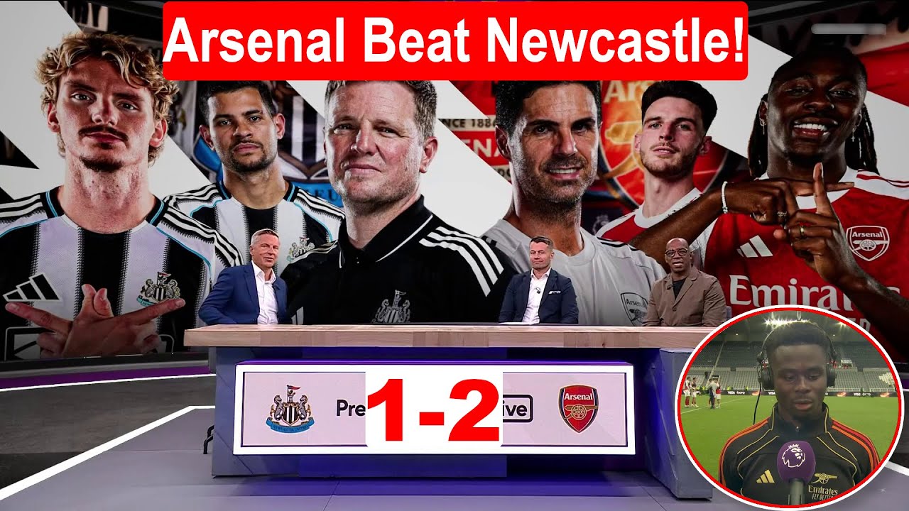 Thrilling 96th-Minute Winner! Newcastle 1-2 Arsenal | Gunners Close Gap at Top