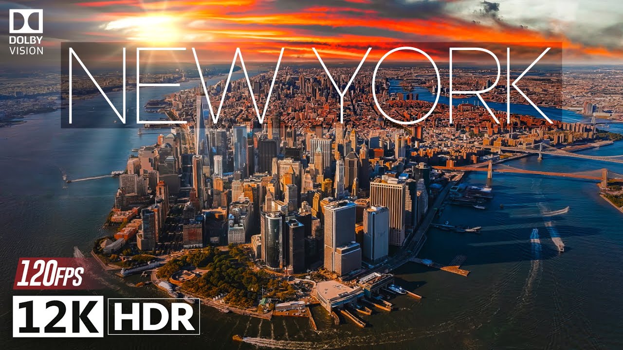 Cinematic New York in 12K Ultra HD HDR 🎥