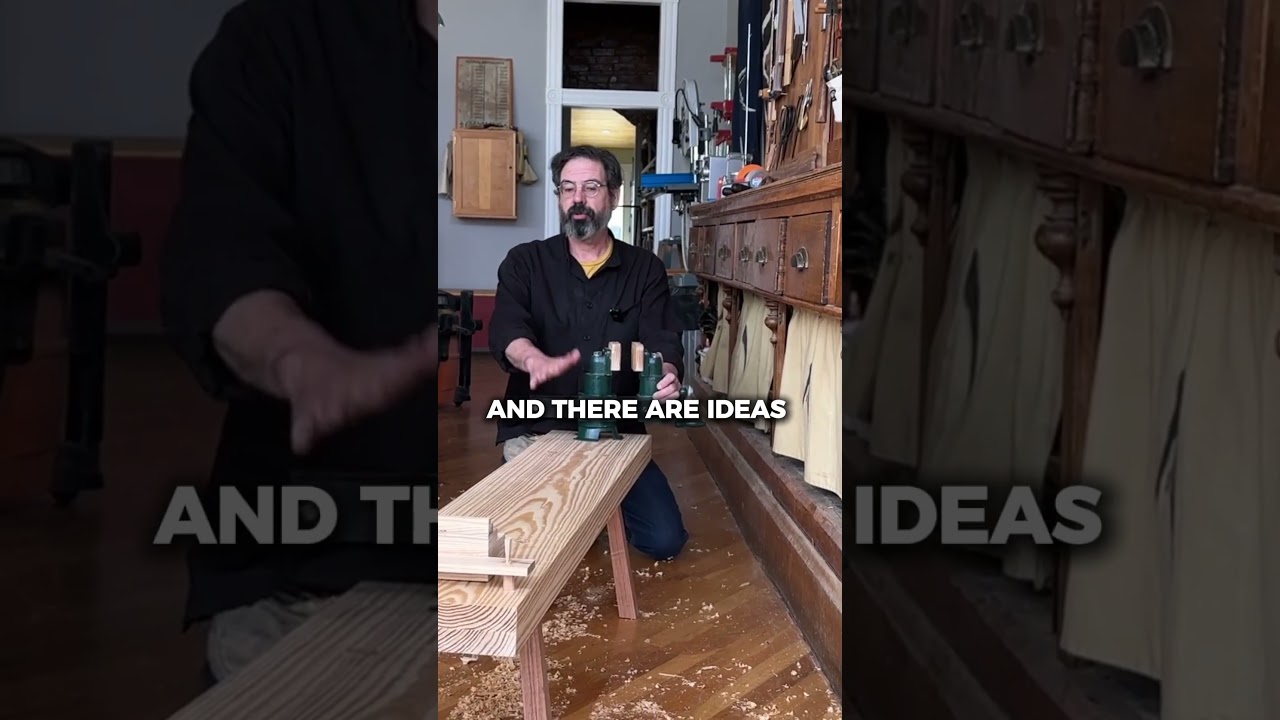 Build a Roman Workbench - Video Course by Christopher Schwarz #short #shorts #woodworking #workbench