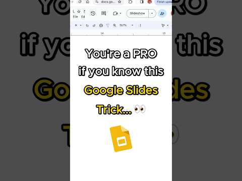 You're a PRO 🫵🏻 if you know this Google Slides Trick #googleslides #presentation #powerpoint