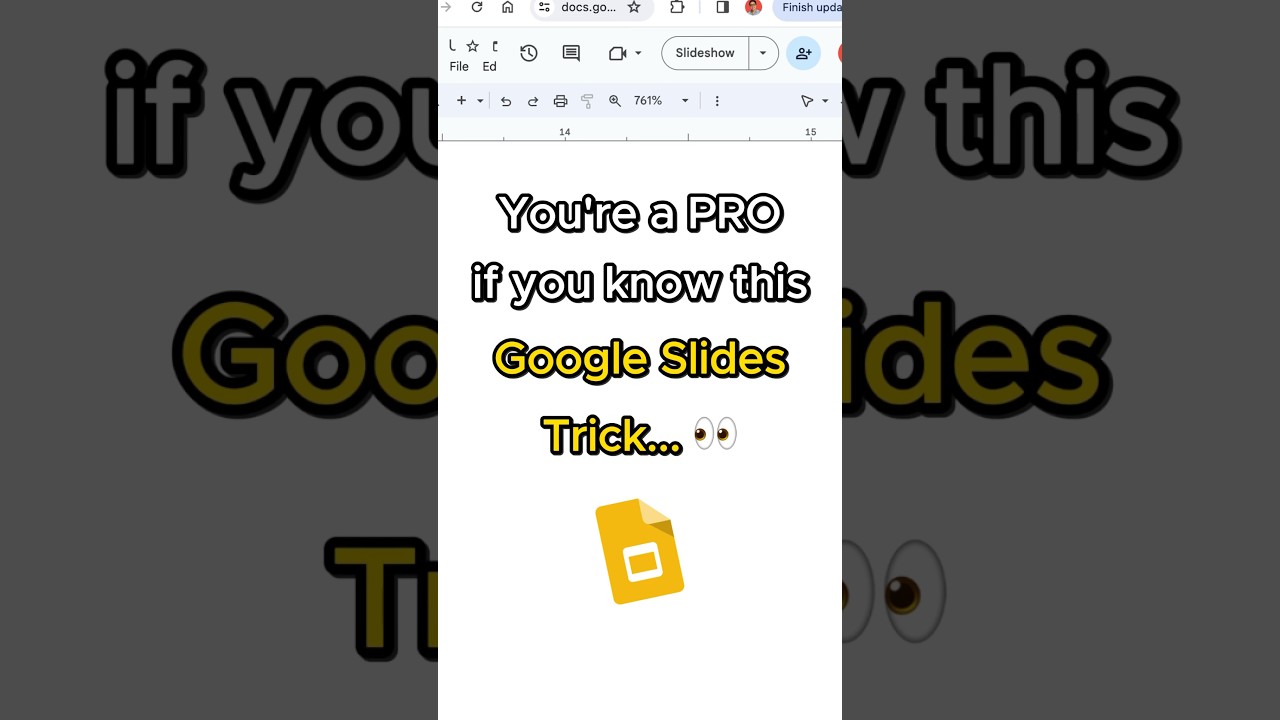 Become a Google Slides PRO with This Easy Trick! ๐