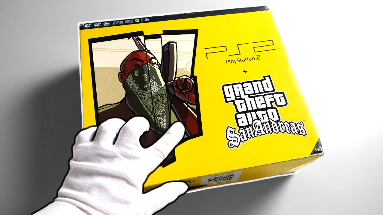 PS2 GTA San Andreas PS2 Console & Definitive Edition Gameplay 🎮