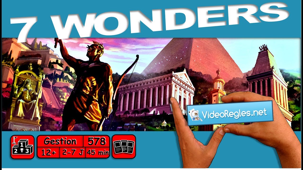Règle HD de 7 Wonders sur VideoRegles 🎲