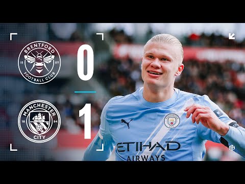 HIGHLIGHTS! Brentford 0-1 City | Early Haaland strike at Brentford earns landmark win for Guardiola