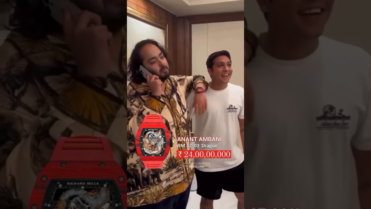 Indian Billionaire's $2.7M Luxury Watch ⌚