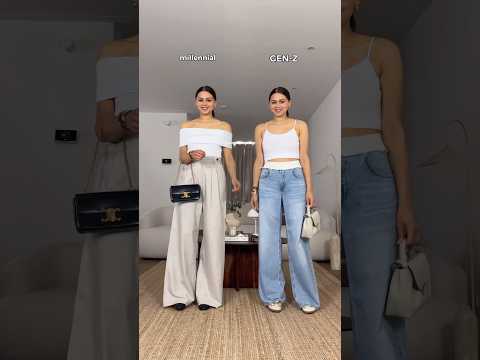 Millennial vs Gen-Z? 💞 Which style feels more elegant & chic on you? Vote below ✨ #timelessfashion
