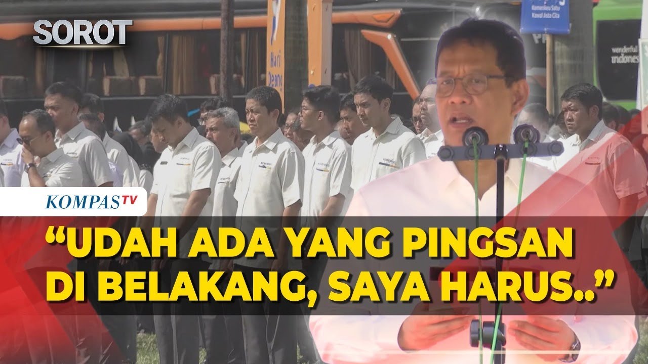 Pidato Menkeu Purbaya Terhenti Saat Ada Pegawai Pingsan di Belakang 🚑