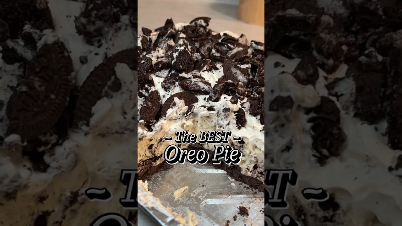 Delicious Oreo Pie Recipe 🍫 – Perfect for Thanksgiving & Easy to Make!