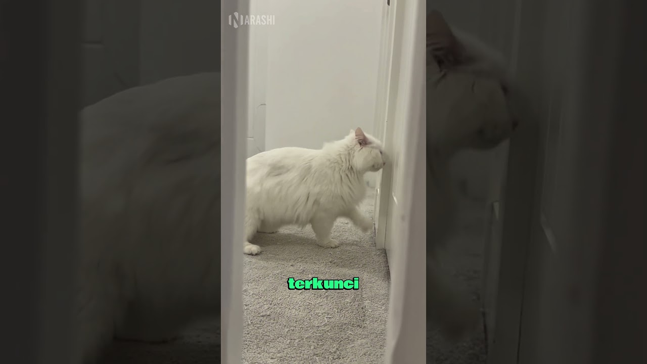 Reaksi Lucu Kucing Saat Pemilik Tinggalkan Rumah 😹