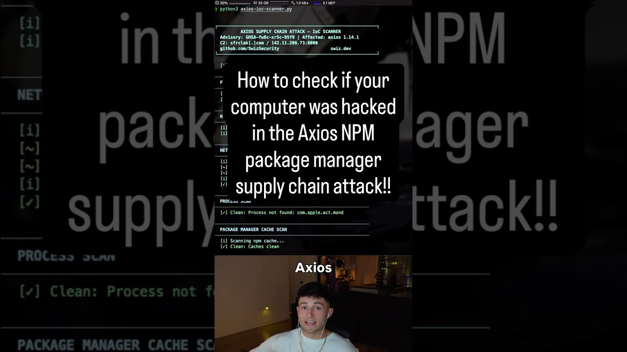 Was the Axios NPM Supply Chain Attack Successful? 🔒