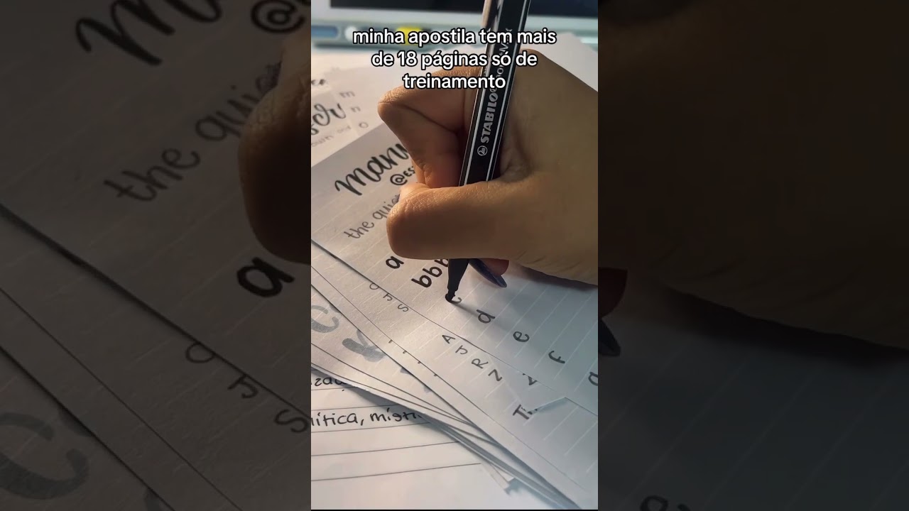 COMO TER A LETRA BONITA #estudos #letra #letrabonita