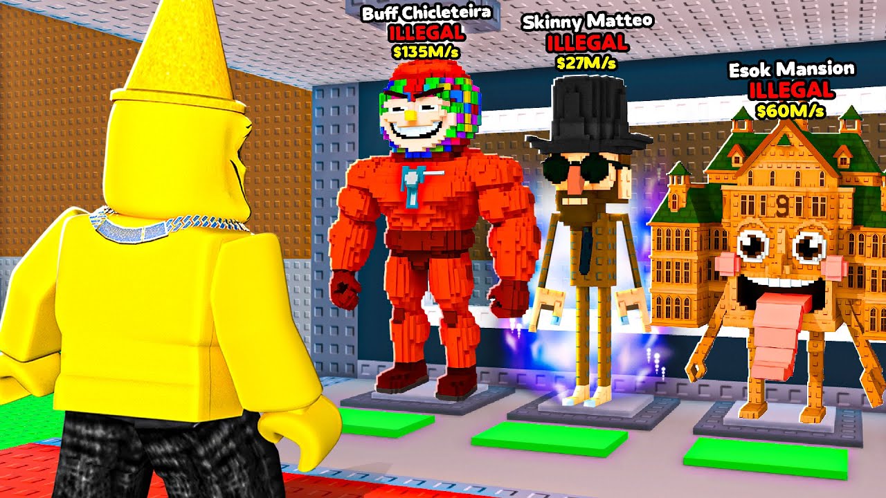 Trolling Friend with ILLEGAL BRAINROTS in Steal a Brainrot