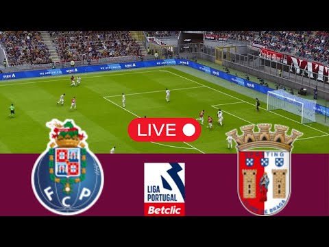 LIVE FC Porto vs Braga | Liga Portugal 2025 - Video Game Simulation