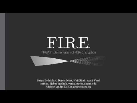 FIRE Cryptographic Co-Processor (Team 3) Fall Demo