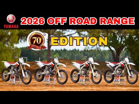 2026 Yamaha Off-Road Range & 70th Anniversary YZs 🏍️