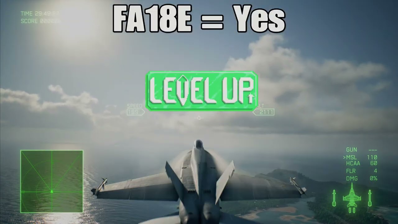Ace Combat 7 Topgun Add-on Post Stall maneuver Every Plane Tested PS5