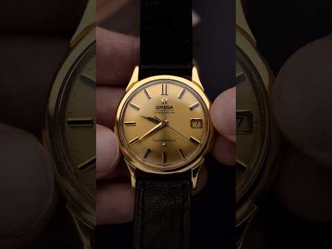 1960s Omega Constellation in 35mm yellow gold and Onyx indices. An all time classic. #omega