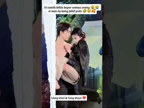 Momen Gemes Liang Siwei & Yang Shuyu 😭🤣 #short #liangsiwei #yangshuo #dramachina #minidrama #cdrama