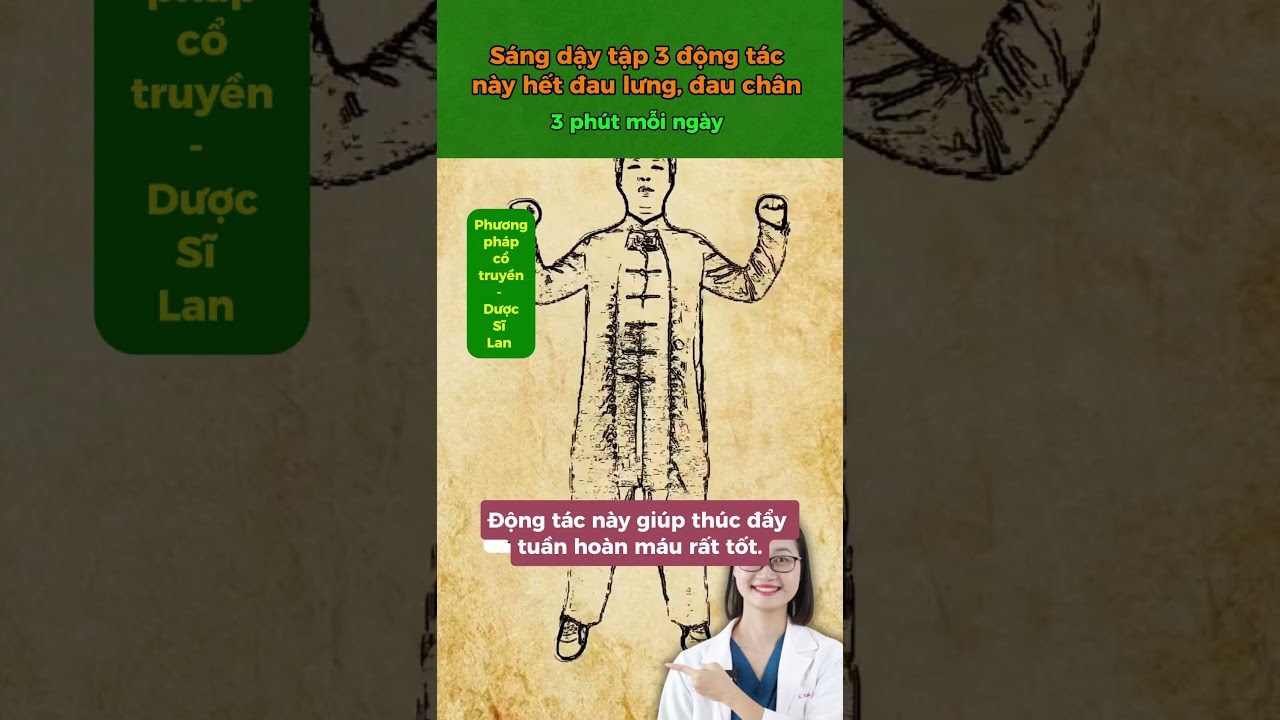 Bật Mí 3 Động Tác Buổi Sáng Giúp Giảm Đau Lưng & Chân Hiệu Quả 💪